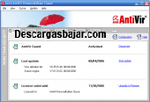 Antivir Personal Edition 4.9 captura de pantalla