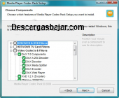 Media Player Codec Pack Windows 4.4.9 captura de pantalla