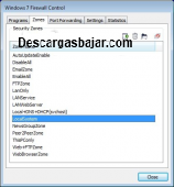 Windows 7 Firewall Control gratis 9.5 captura de pantalla