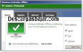 Windows Defender Offline 2.7 Español captura de pantalla