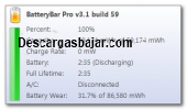Batterybar 3.7 captura de pantalla