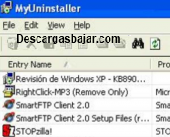 MyUninstaller 1.8 captura de pantalla