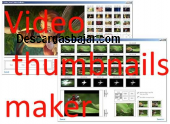 Video thumbnails maker 7.9 captura de pantalla
