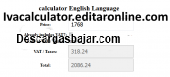 Online VAT Calculator 2025. captura de pantalla