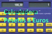 Calculadora Pesetas a Euros gratis 3.2 captura de pantalla