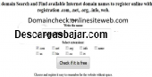 Buscar dominios web libres 2025 captura de pantalla