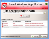 Smart Windows App Blocker 3.7 captura de pantalla