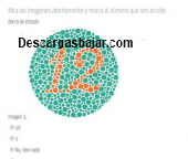 Test soy daltonico 2025. captura de pantalla