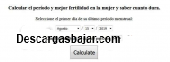 Ovulacion calcular fertilidad 2025 captura de pantalla