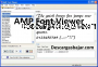 AMP Font Viewer 3.89 captura de pantalla